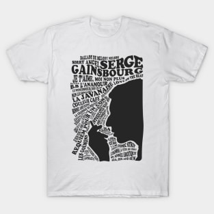 Serge Gainsbourg - Discographie T-Shirt